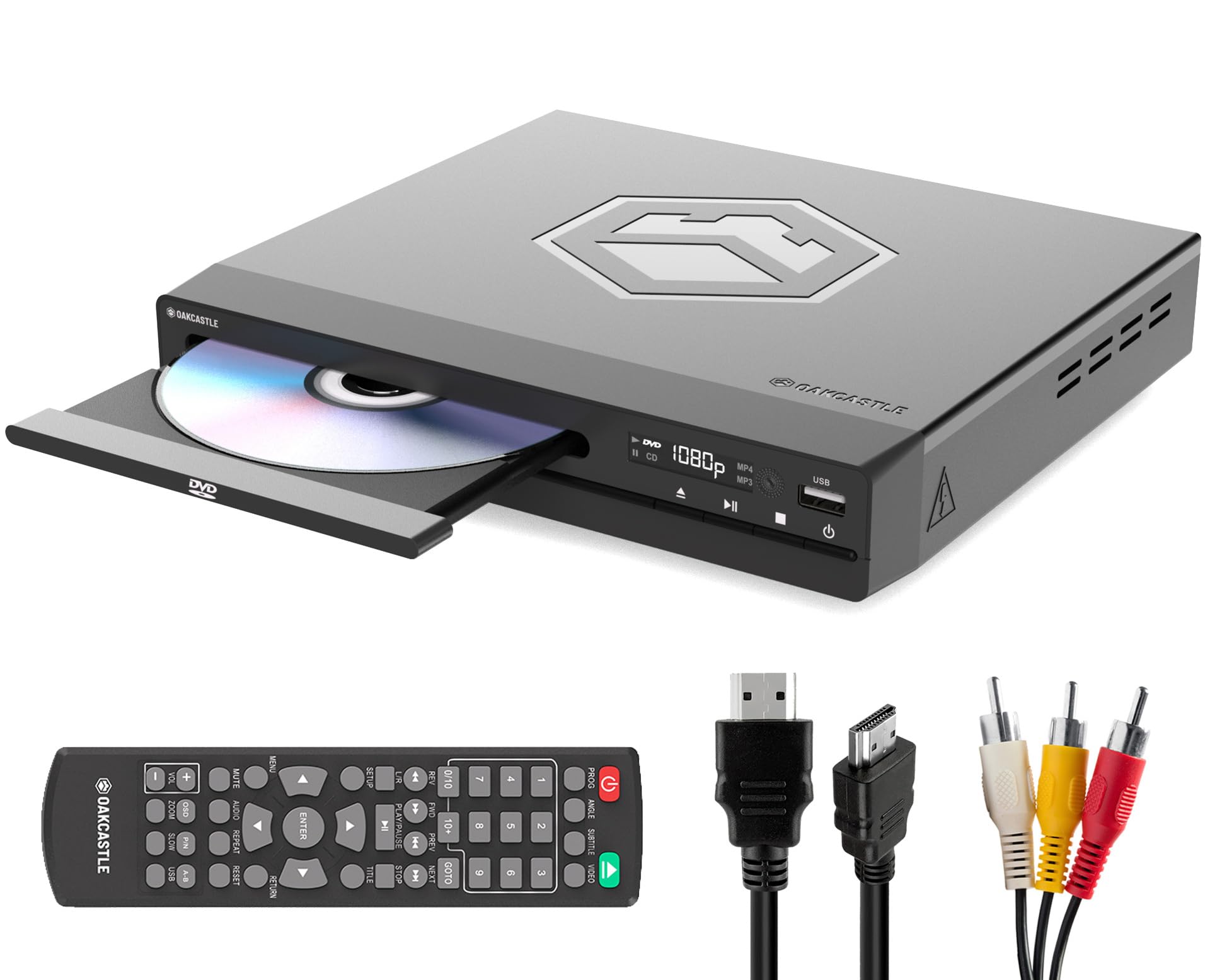 Compact DVD Player with Included HDMI | Multi Region Disc Playback Compact DVD Player with Included HDMI | Multi Region Disc Playback