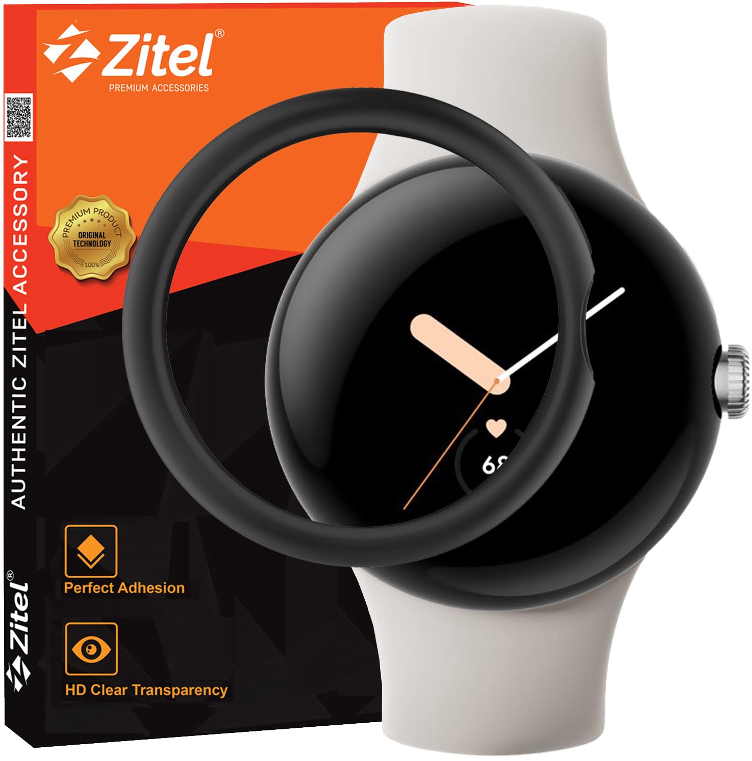 Zitel Case Compatible with Google Pixel Watch 2（2023）/ Pixel Watch Bumper Cover Shell (Without Screen Protector) - Black (B0CP15SKVS) Amazon Price History, Amazon Price Tracker