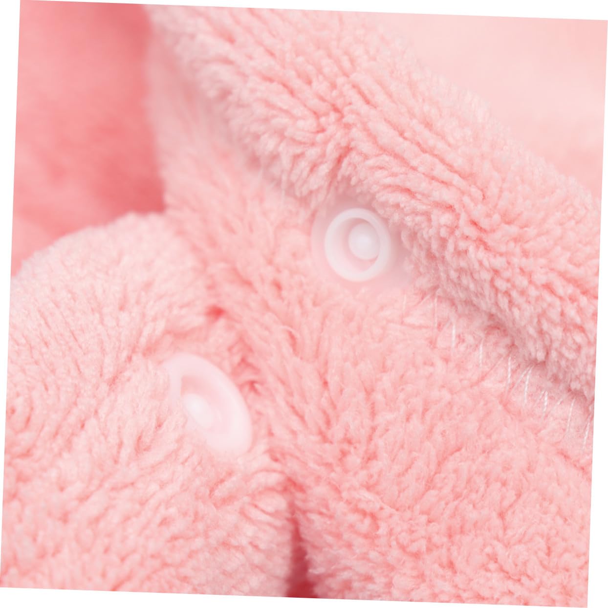 TEHAUX Toalla de Baño Capucha para Niños Rosa Conejo de Forro Polar Coral