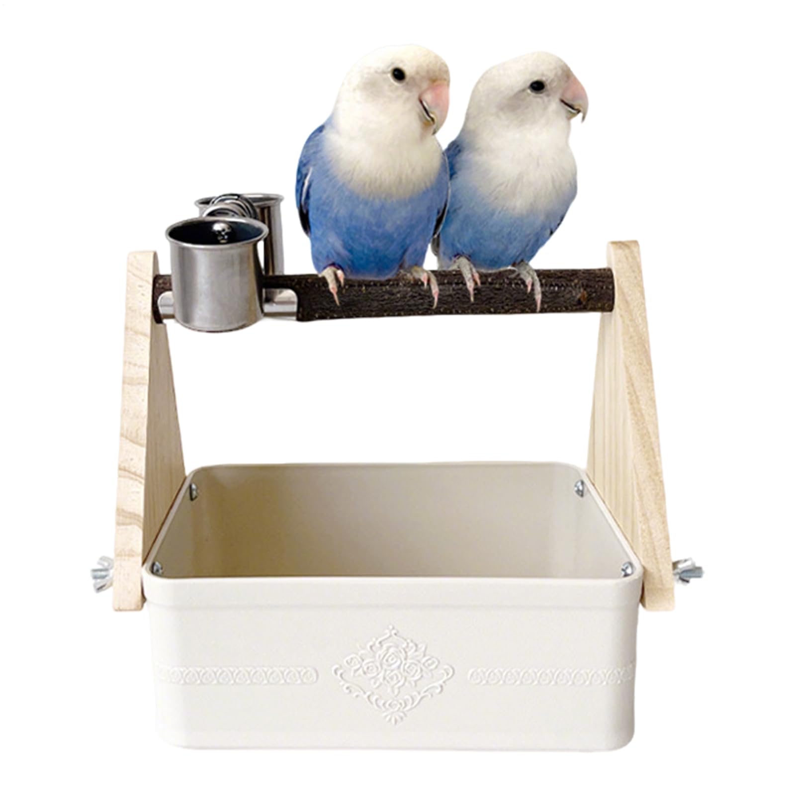 Perchoir pour perroquet et support de dressage stable pour oiseaux craintifs