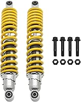 Vista 2 de M MATI Amortiguadores de tracción delantera y tuerca autoblocante para Yamaha Banshee 350 YFZ350 1987-2006, 2 piezas de amortiguadores delanteros