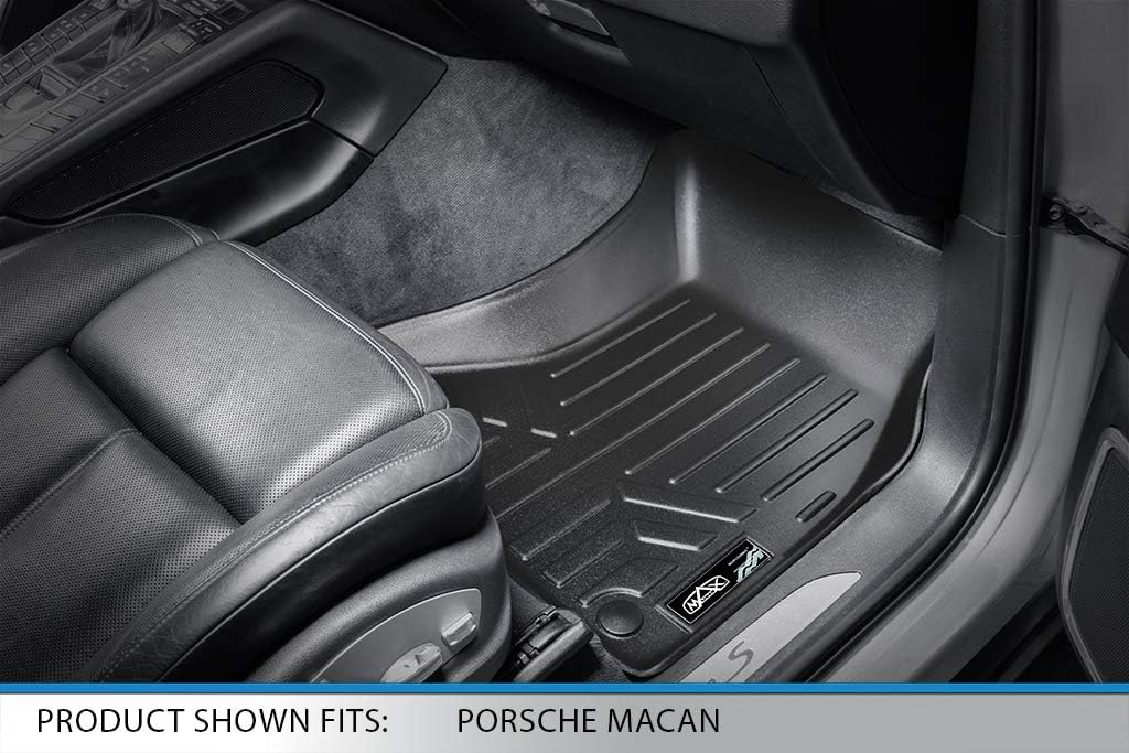 SMARTLINER Custom Fit Floor Mats 2 Row Liner Set for 2009-2017 Audi Q5