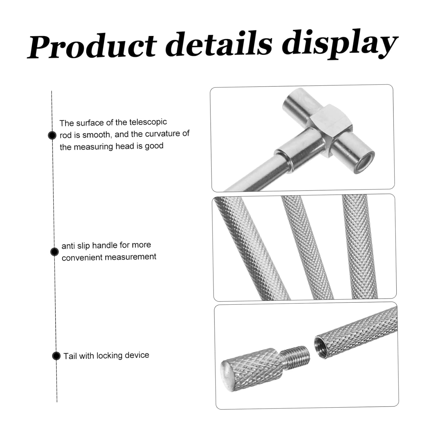 OUNONA 6pcs Telescoping Bore Gauge Measuring Tools Pouch for Industrial Use Accurate Measurement from