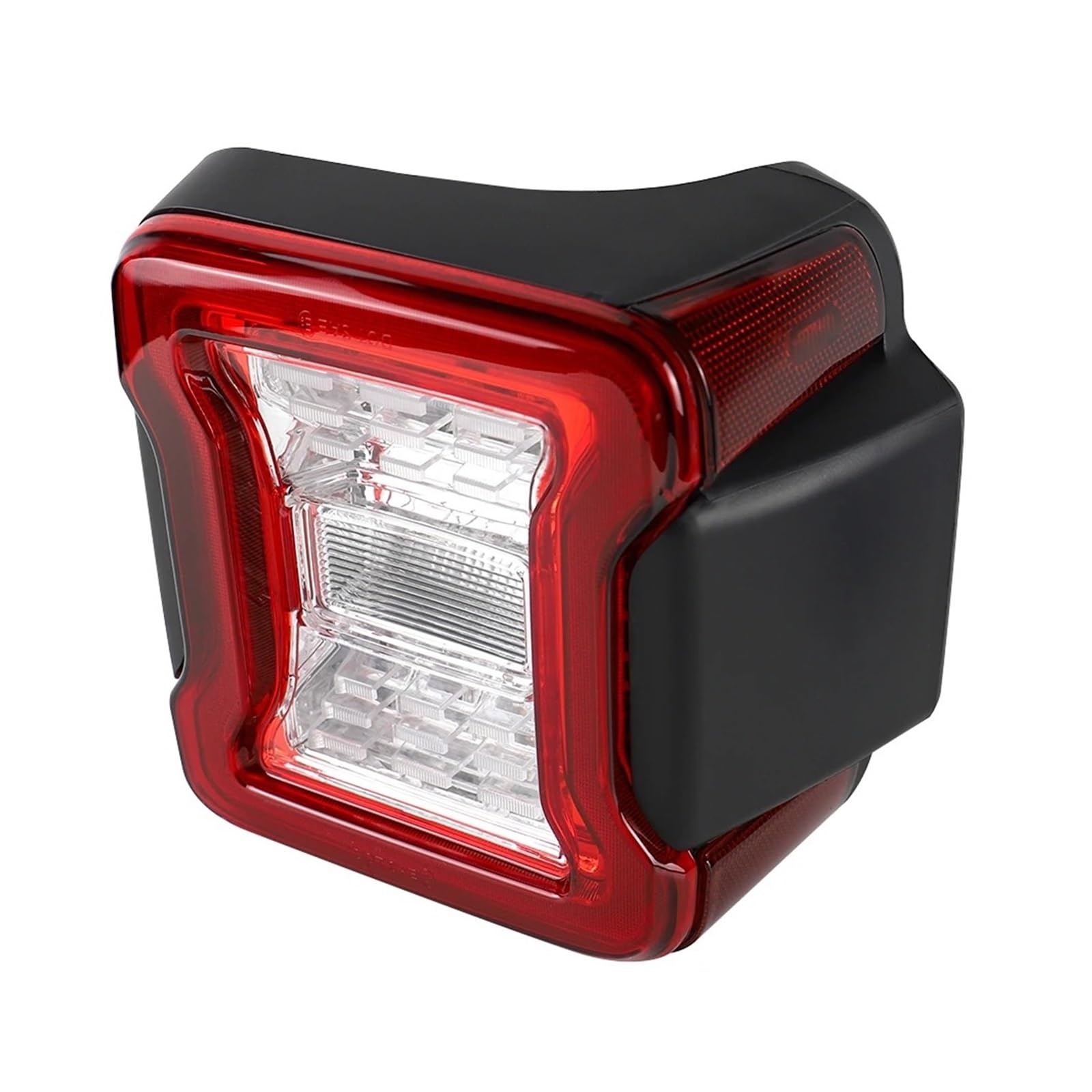Luz Trasera Coche para Jeep Wrangler JL 2018-2023 2X Luces Traseras LED para Automóvil, Luz De Freno Trasera, Luz De Señal De Giro Y Marcha Atrás Traseras Después Luces(Clear Euro Version)