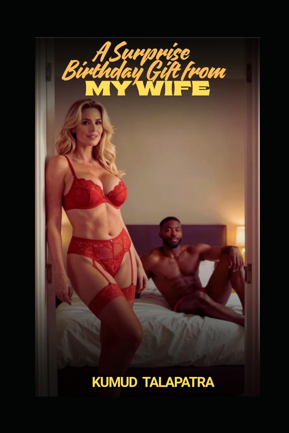 A Surprise Birthday Gift from My Wife: An Explicit, Filthy, Forbidden, Interracial, Bisexual, MM-focused Threesome, Cuckquean Fantasy Erotica Quickie (Sudden Seductions)