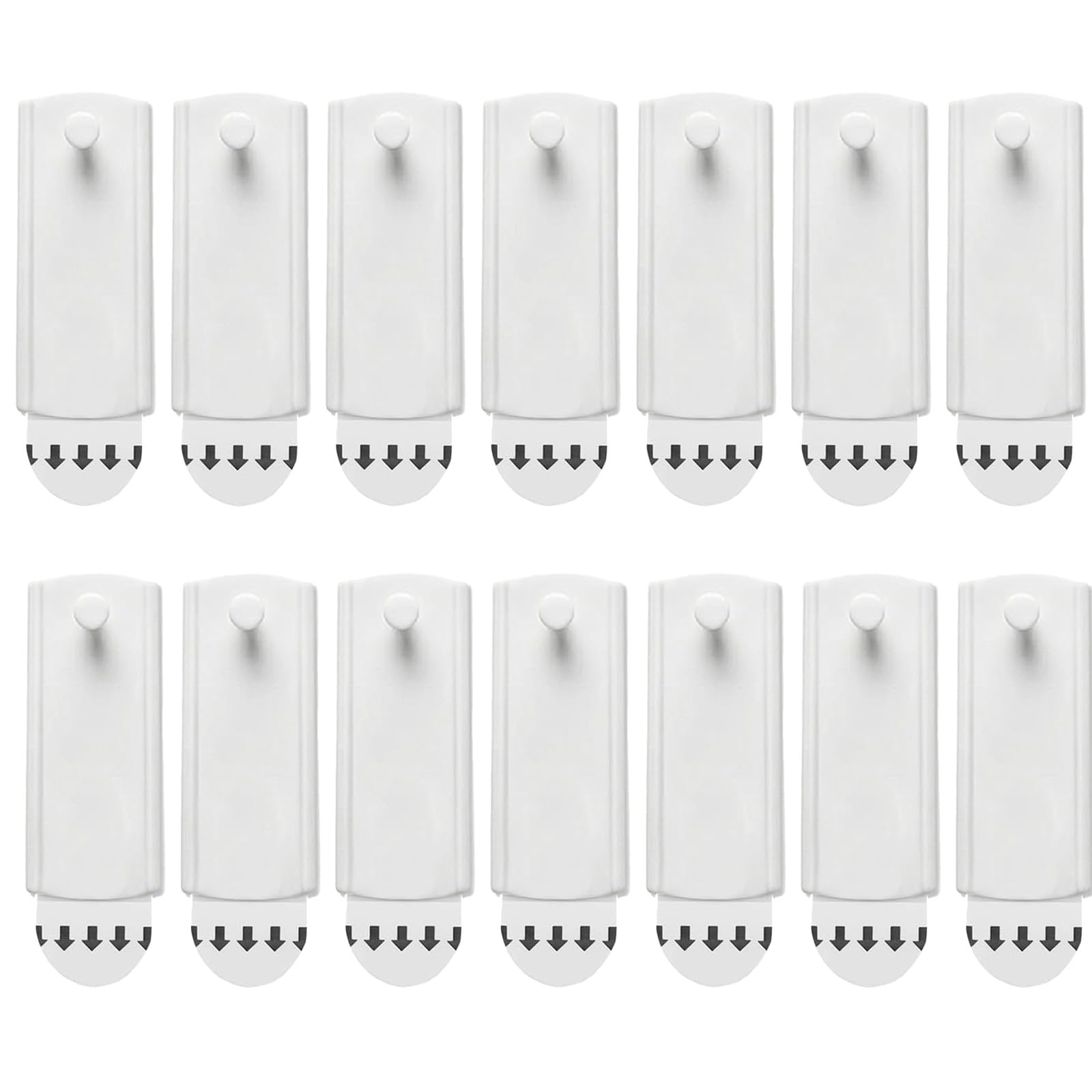 Icetop Picture Hangers No Nails, 15 PCS Adhesive Hanging Hooks with Strips