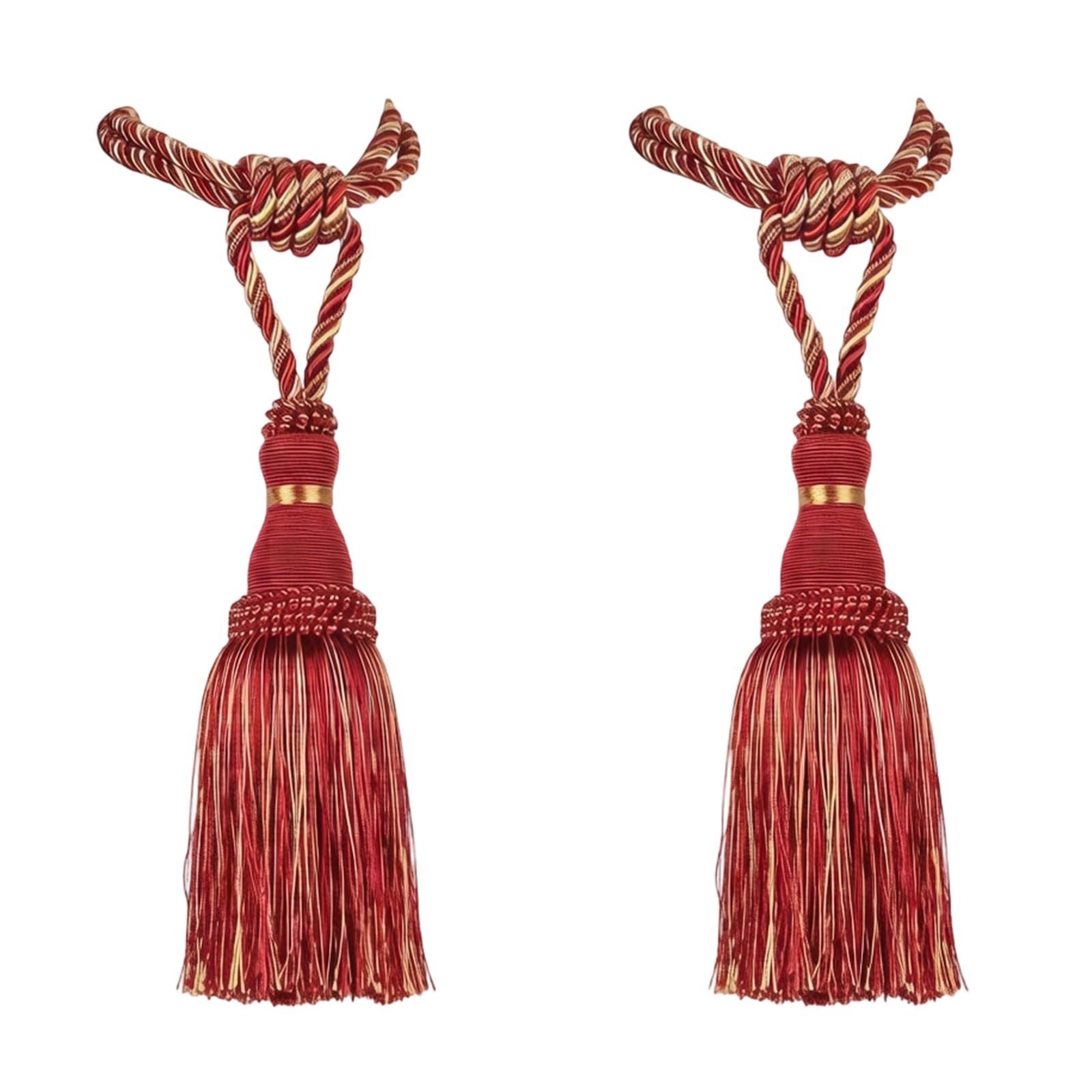 Luxury Curtain Rope with Fringe Design for Hotel Aesthetic Decor Elegant European Curtain Tiebacks Home and Hotel Decoration
