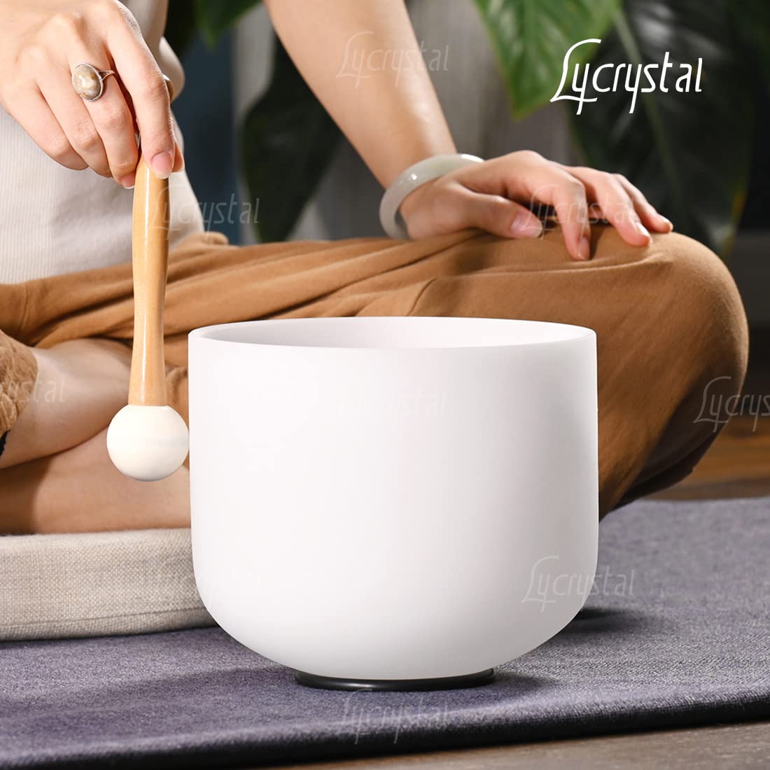 Amazon.com: Lycrystal Singing Bowl 528 Hz 8 Inch C note Sound