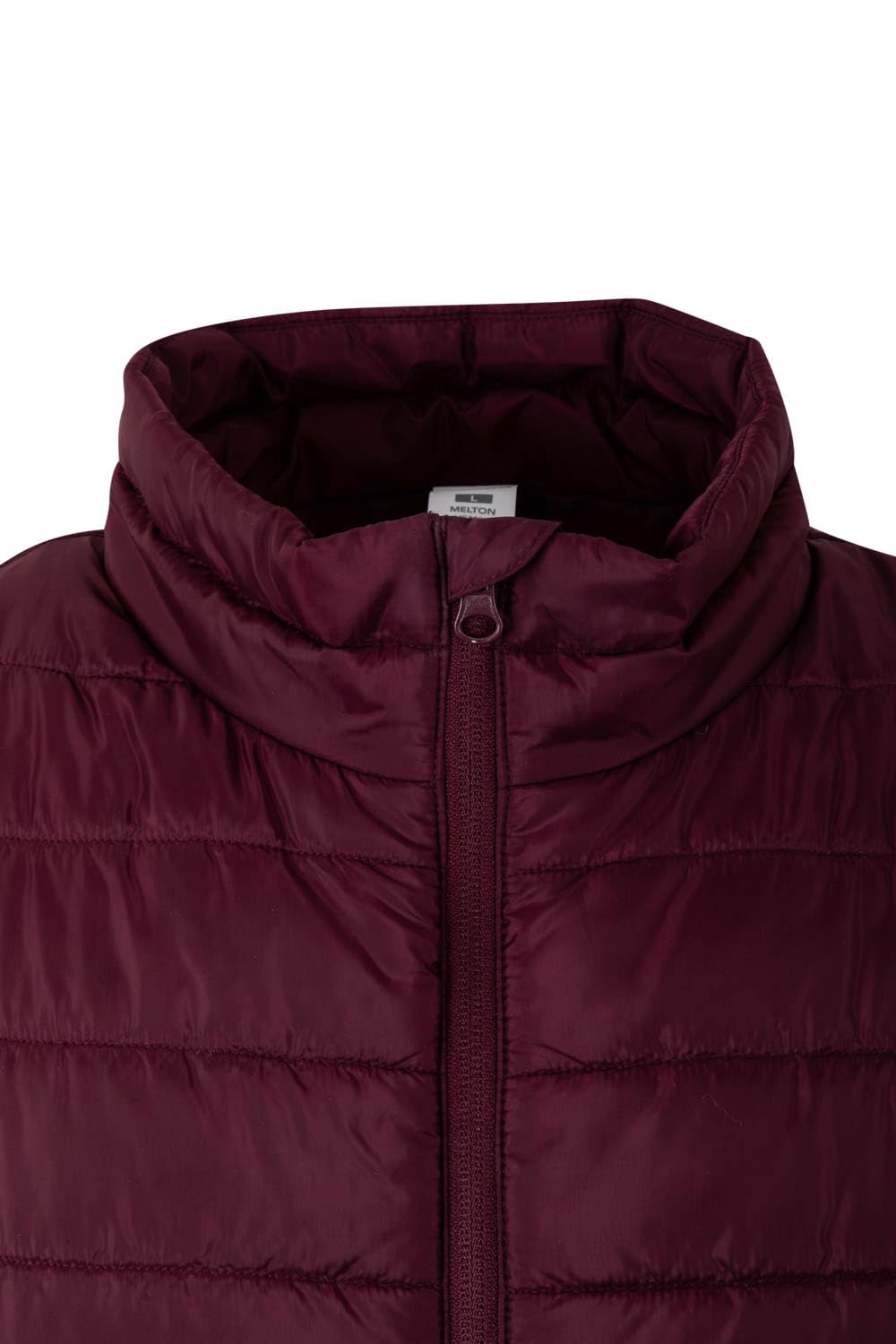 Mukua Melton; Chaleco Unisex Acolchado Ligero; Color Wine; Talla L