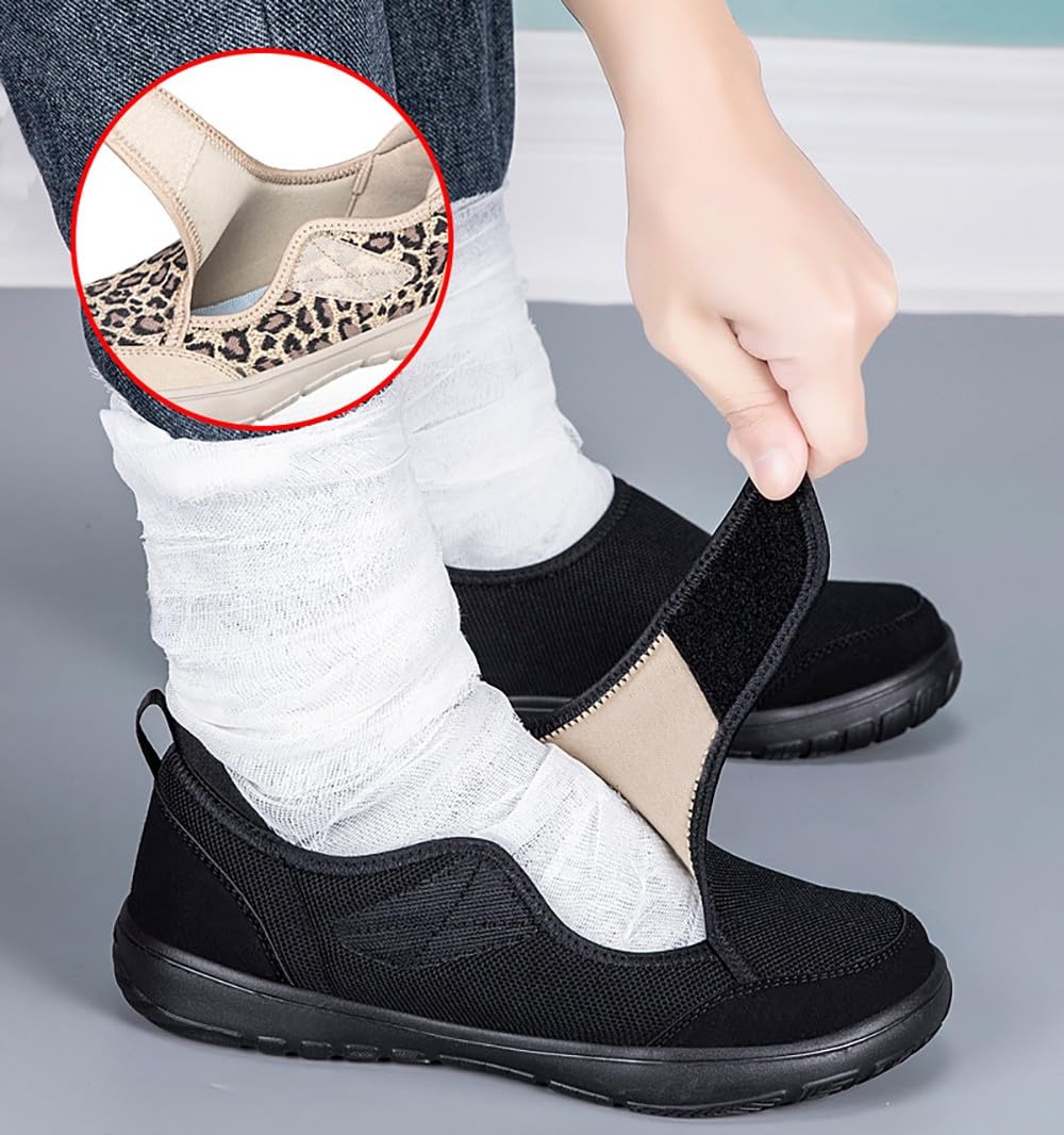 Zapatillas Diabéticos Hombre Mujer Extra Anchas Ligeras Ortopédica Sandalias de rehabilitación Artritis Edema Zapatos para Caminar Ajustables