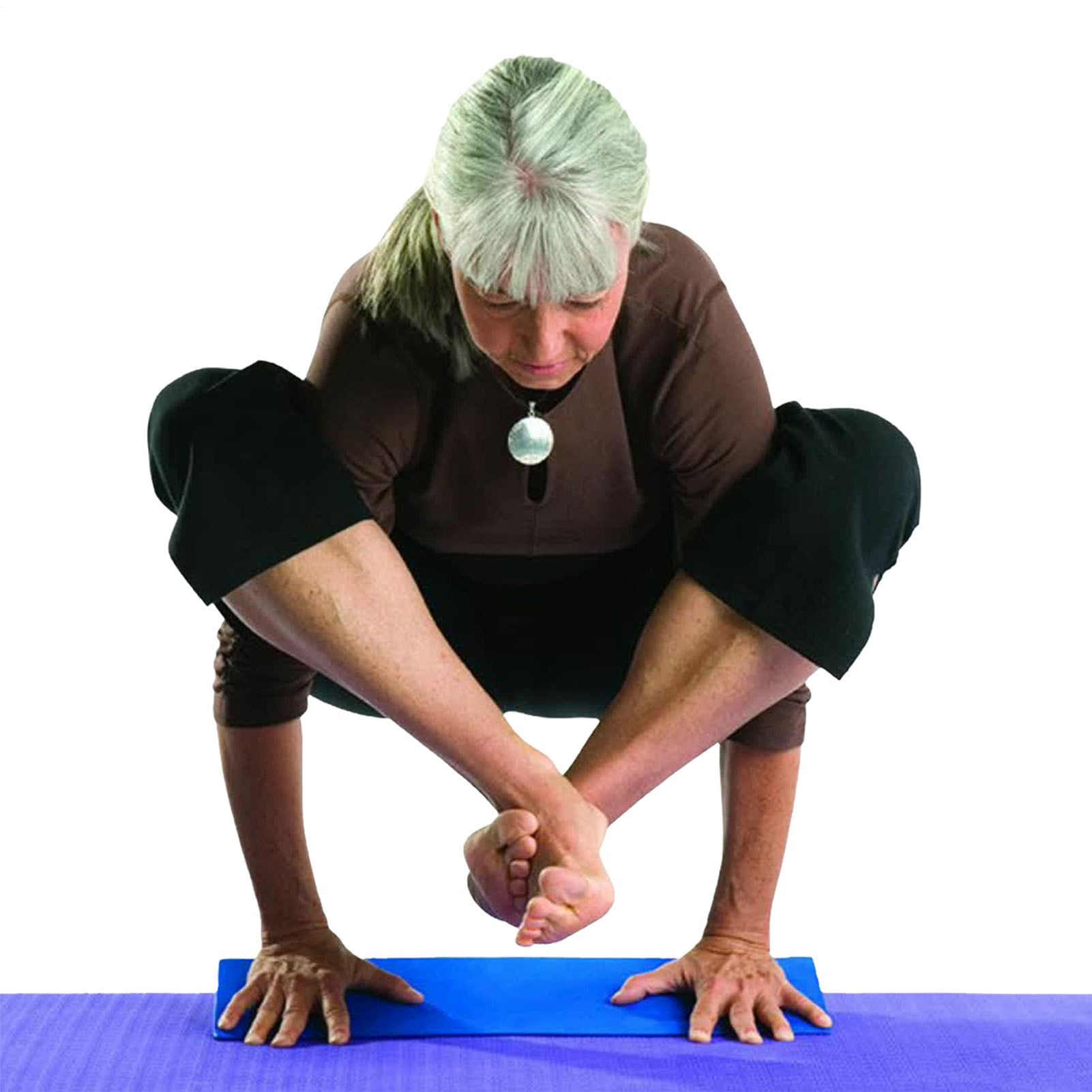 Planche Incline Slant pour Étirement de Mollet - Accessoire de Soutien des Pieds - Cale de Poignet Souple