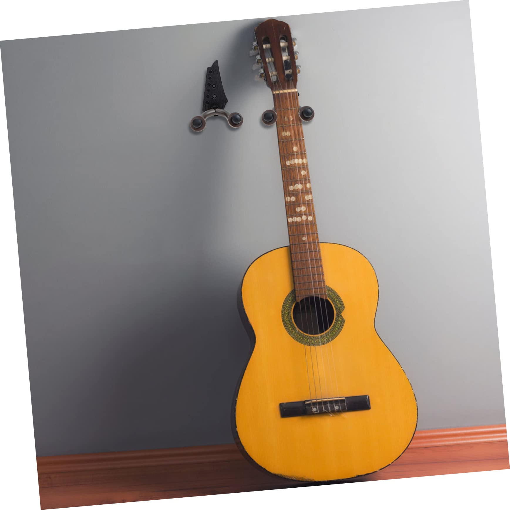 VANZACK Guitar Violin Holder Morin Khuur Wall Mounted Rack Ukulele Hook Easy Install Space Saving Lightweight Design for String Instruments Display Finish