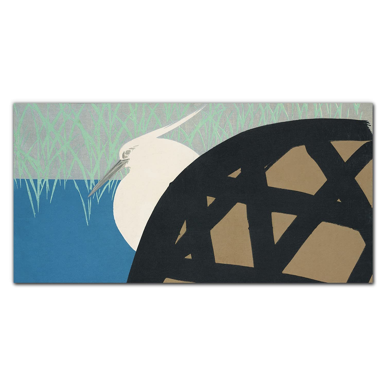 Impression sur toile oiseau d'eau 120x60cm finition premium - 8