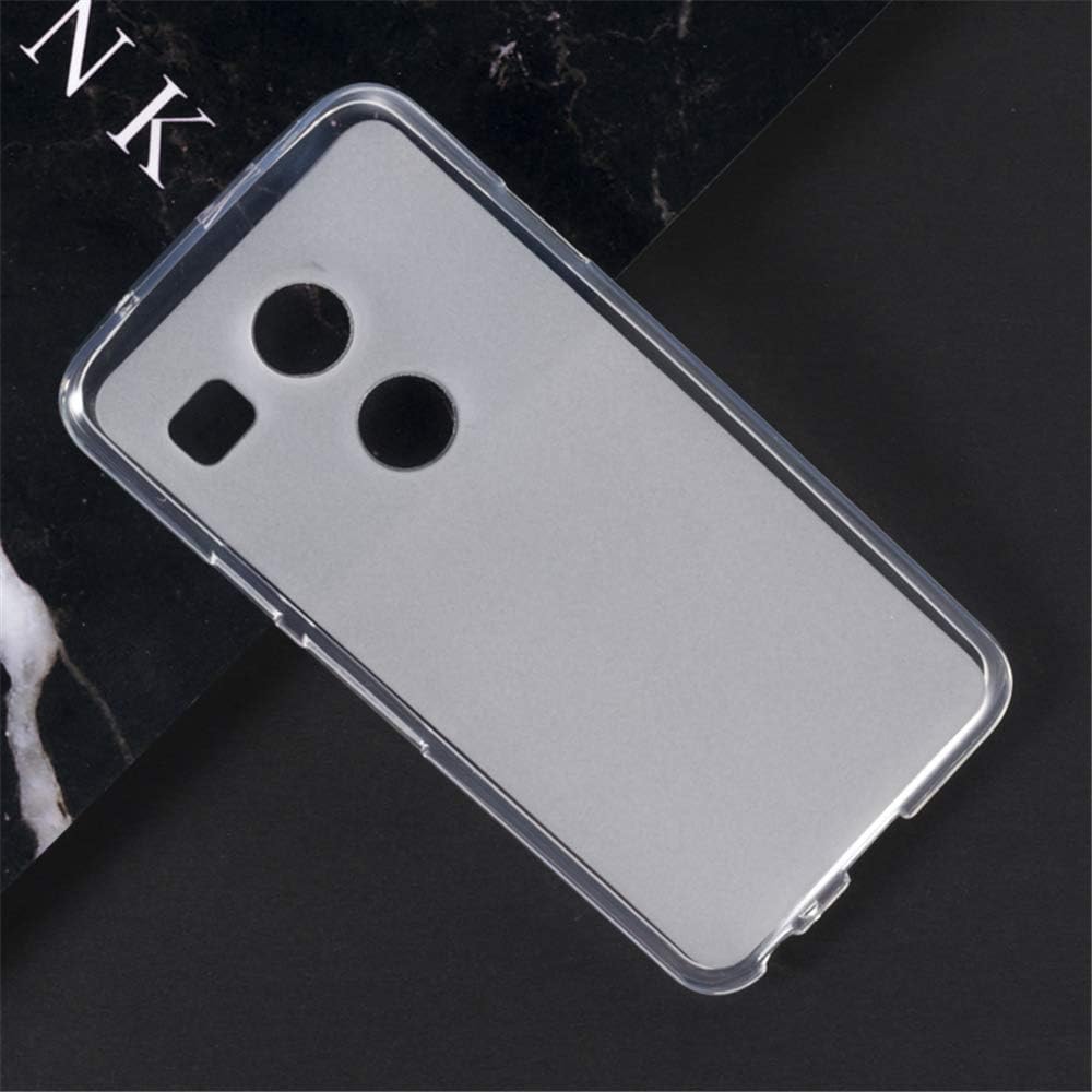 LG Nexus 5X Case, Scratch Resistant Soft TPU Back Cover Shockproof Silicone Gel Rubber Bumper Anti-Fingerprints Full-Body Protective Case Cover for LG Nexus 5X (White)