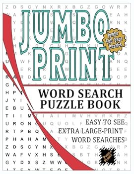 Paperback Jumbo Print Word Search Puzzle Book: Easy To See, Extra-Large Print Word Searches Book
