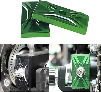 Amazon.com: Chain Adjuster Swingarm End Cap Compatible with Ninja