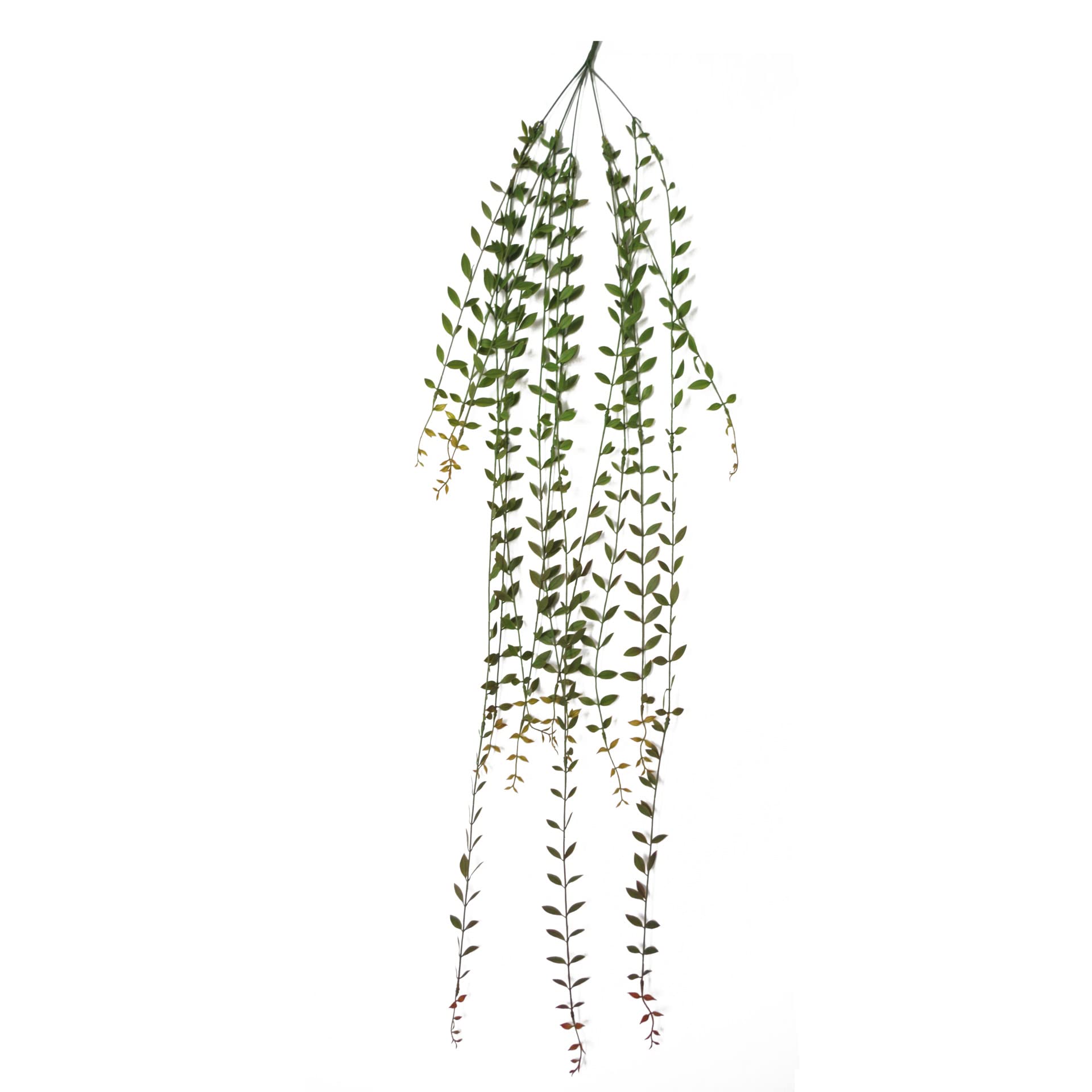 Leaf String of Pearls Hanging Artificial Plant 4ft