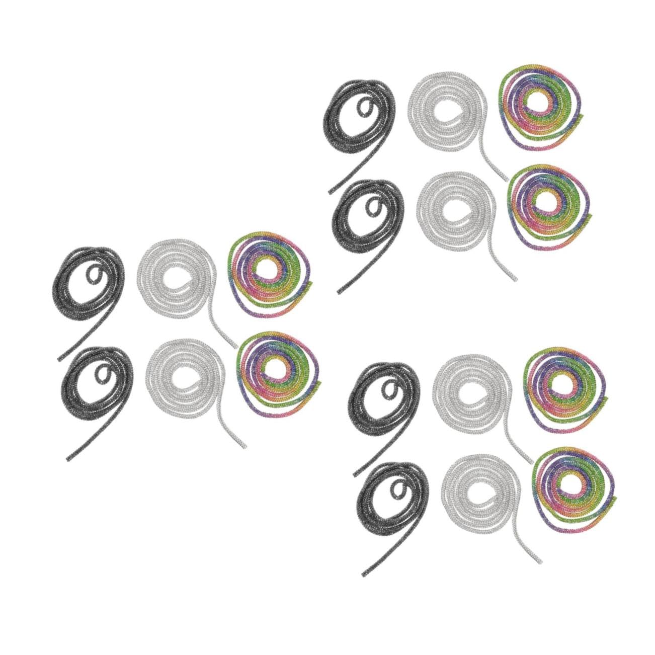 18 Pcs à pour Vêtements et Chaussures Cordon Décoratif Brillant pour DIY Remplacement de Lanières pour Sweatpants Hoodies et Sneakers Ruban Résistant et Facile à Couper