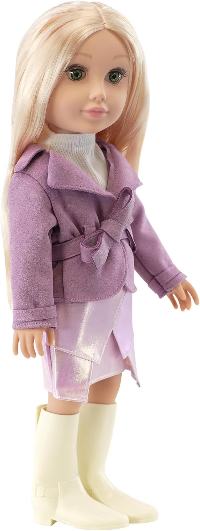 Bibi Doll 18-Inch Fashion Doll Ashley with Blonde Hair & Stylish Outfit – Realistic Dress Up Play Doll for Girls Aged 3+ – with Accessories & Brushable Hair