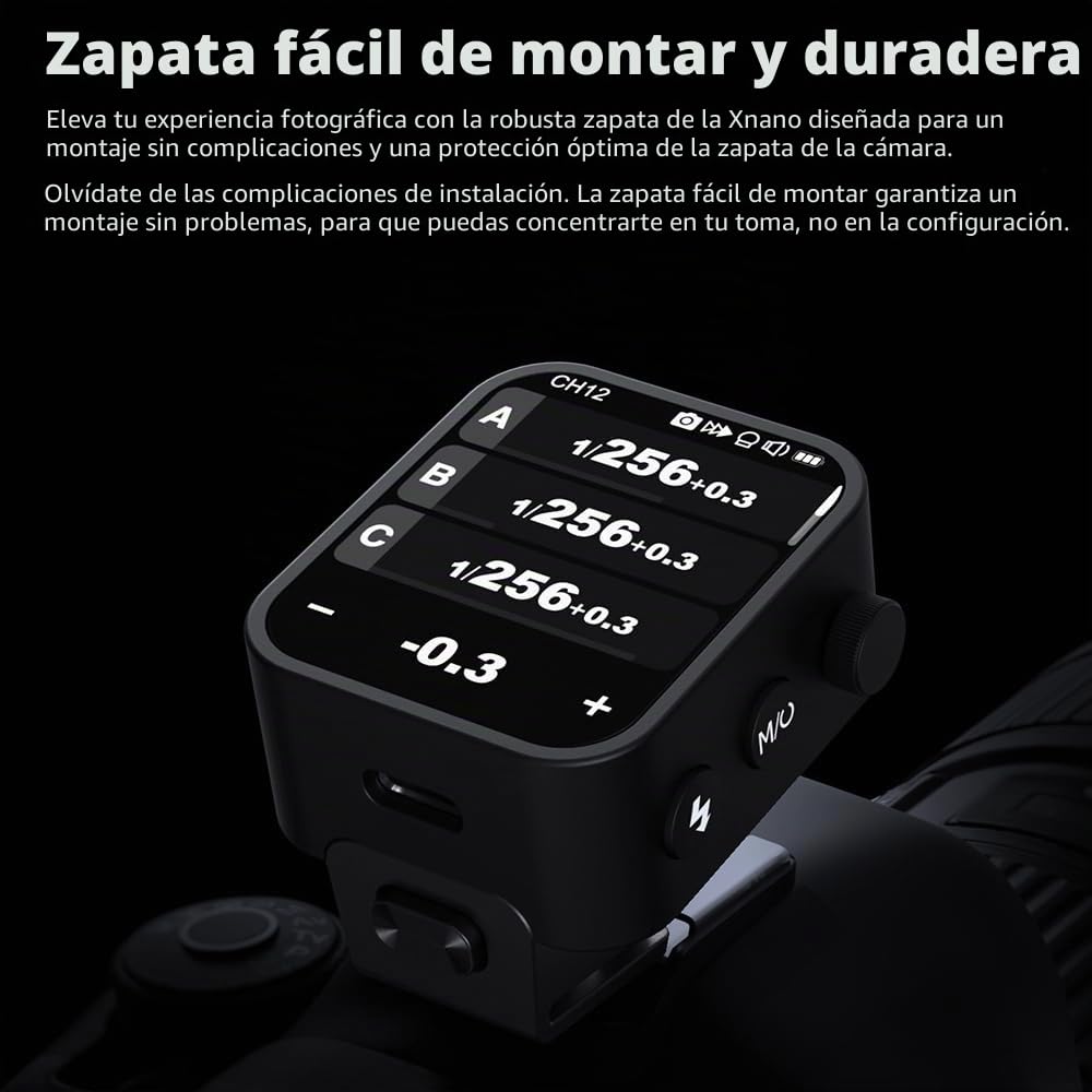 Godox Gatillo X3-S X3S Disparador de Flash, Gatillo Flash inalámbrico TTL de Pantalla táctil, con conversión TCM, batería de Iones de Litio integrada de 3.7 V 850 mAh(Godox X3-S Compatible con Sony)