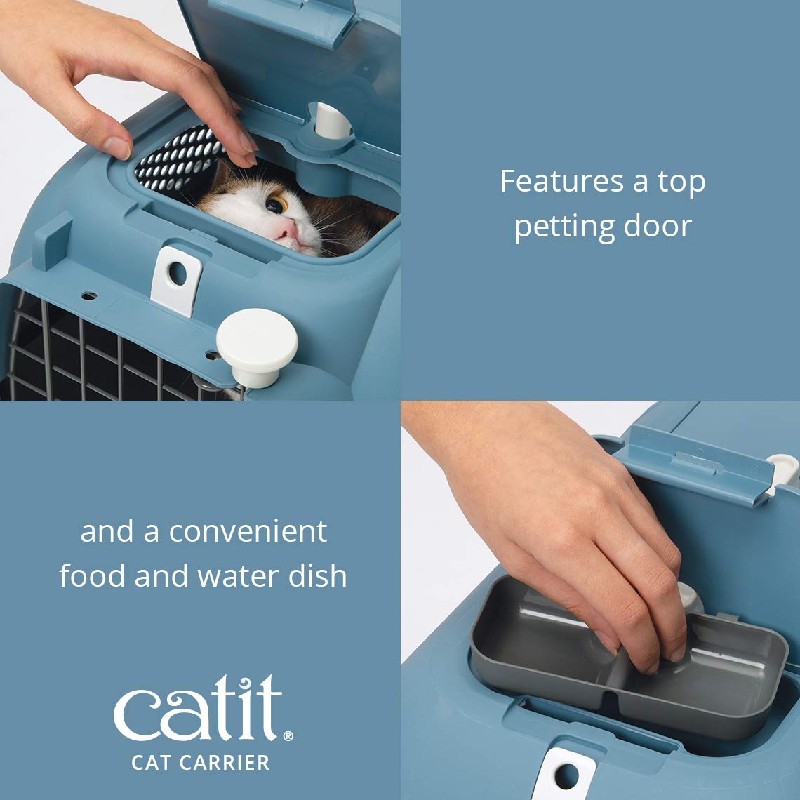 Catit Catit Transportín Profile - M Gris 1600 g