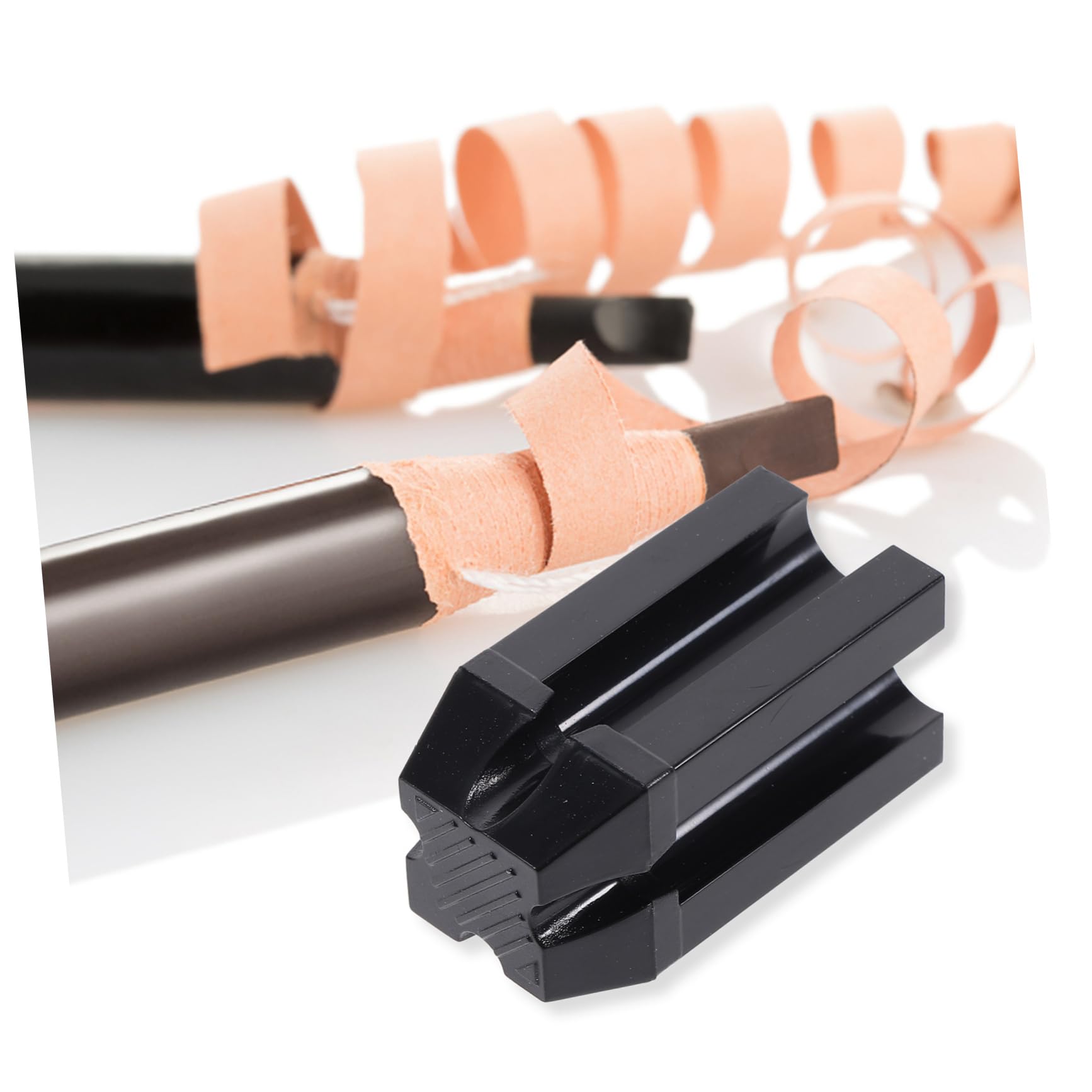 Balacoo 2sets Brow Pencil Sharpener Eyeliner Sharpener Natural Eyebrow Pen Small Portable 4 Different Styles 3pcs*2