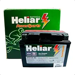Bateria Moto HTZ12S-BS VTR 1000F NC 700 Heliar 11Ah Selada