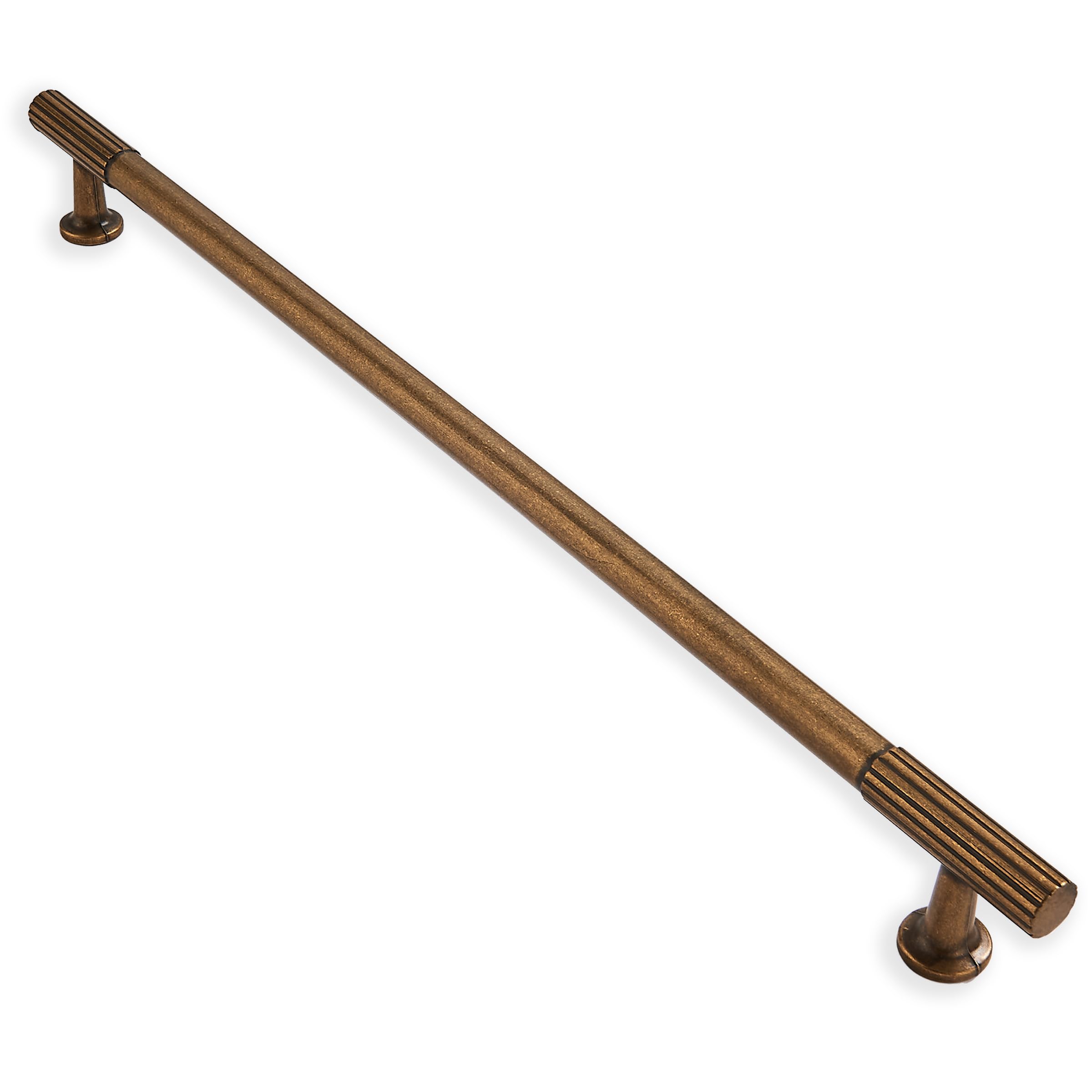 ZAUYX 1-Pack 18 Inch Hole Center Appliance Pulls Antique Brass Cabinet Pulls Solid Heavy Duty Cabinet Pull is Suitable for Drawers Dressers Handles Kitchens Bathroom cabinets