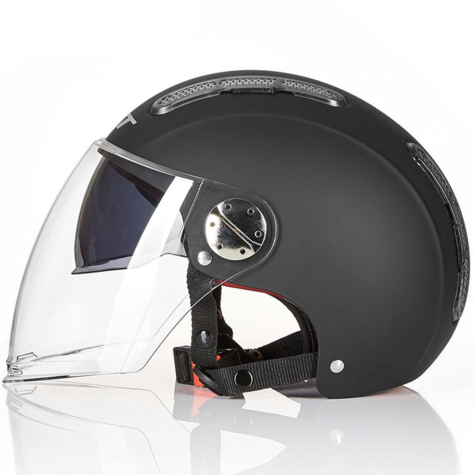 Amazon.co.jp: ハーフヘルメット 半帽ヘルメット 原付ヘルメット