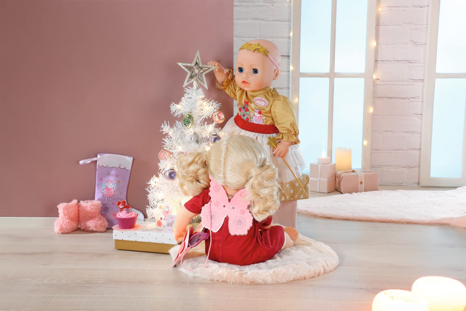 Zapf Creation Baby Annabell Adventskalender mit 24 Überraschungen, enthält Kleidung und Accessoires für 43 cm Puppen, 709634