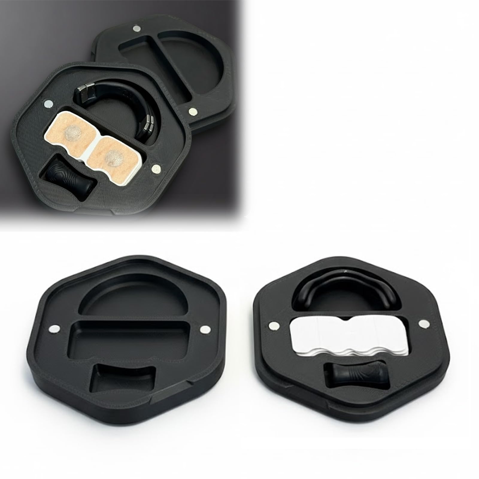 Travel Case Organizer for Intake Breathing Nose Strip Band Travel Kit Portable Hard-Shell Storage Box for Up to