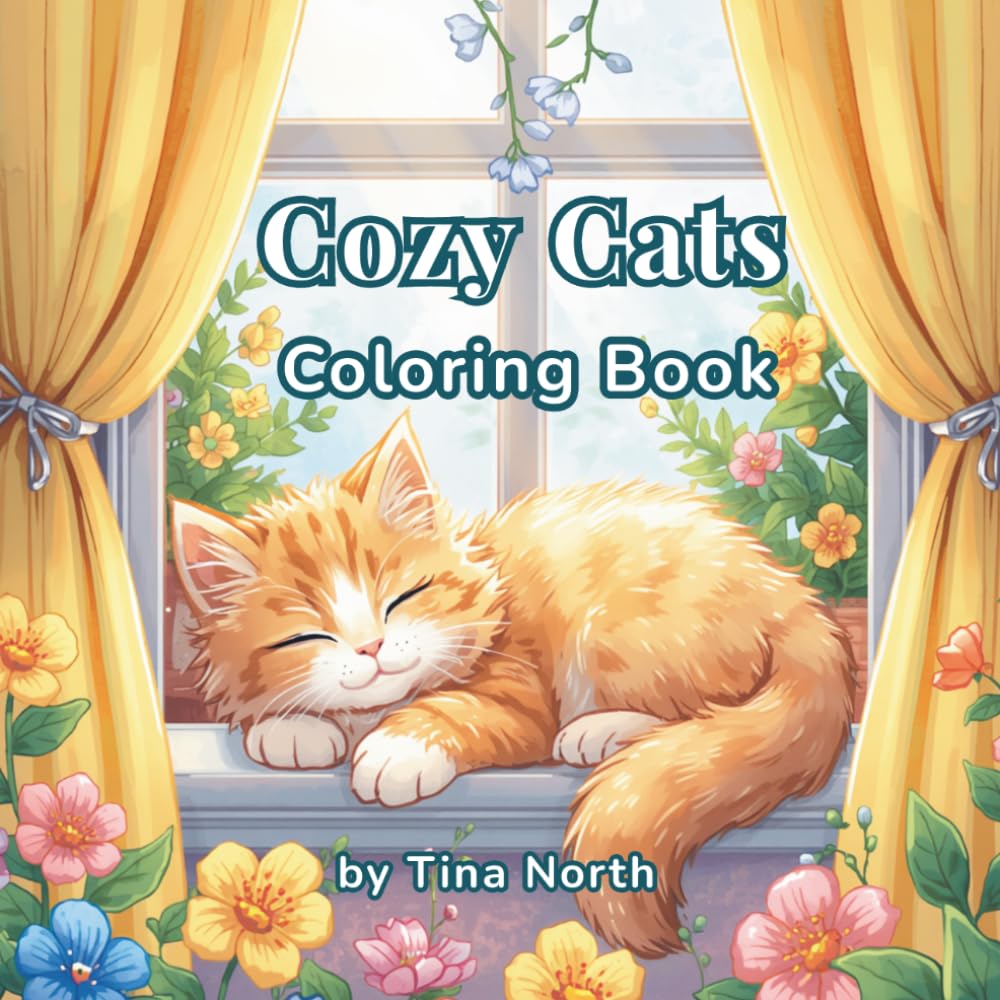Cozy Cats: Coloring Book
