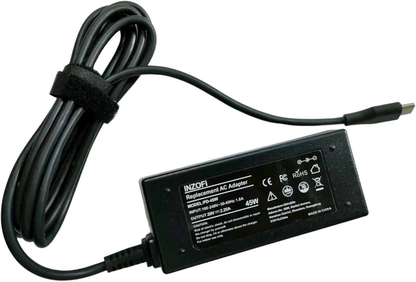 INZOFI 65W Octagon Tip PA-21 AC Adapter Battery Charger for Dell Inspiron 1318 1440 1530 1545 1546 1551 1557 1750;Dell XPS M1330;PP41L PA-21 Family,ADP-65AH,LA65NS2-00,PA-1650-02DW Laptop Power Cord