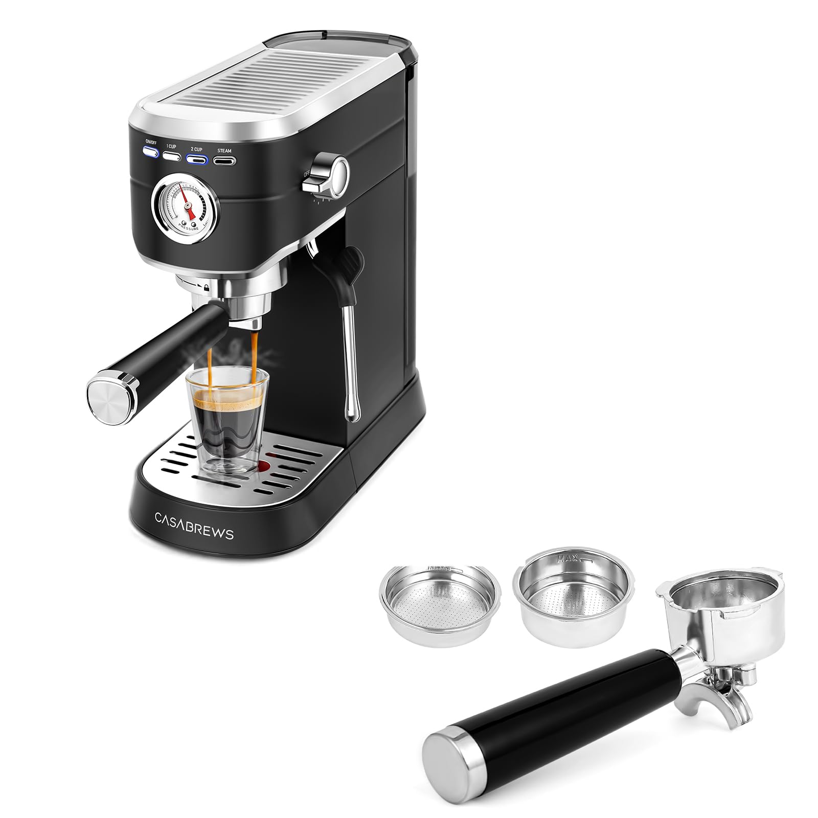 Amazon.com: CASABREWS CM5418 Espresso Machine 20 Bar with 51mm