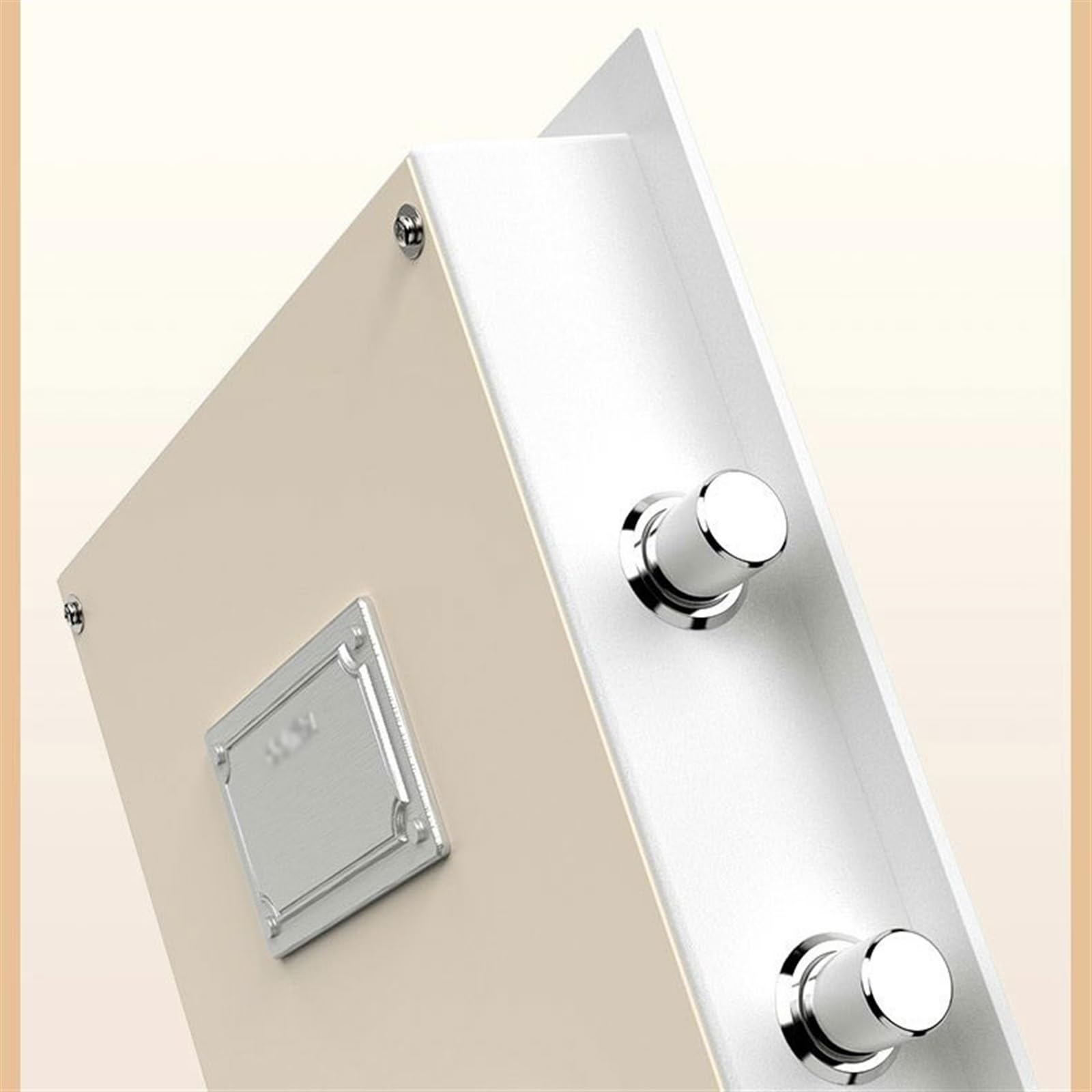 Caja Fuerte de Alta Seguridad Casillero con contraseña for huellas dactilares, caja de seguridad pequeña de 61cm for el hogar, caja fuerte inteligente for mesita de noche, gran capacidad Caja fuerte d