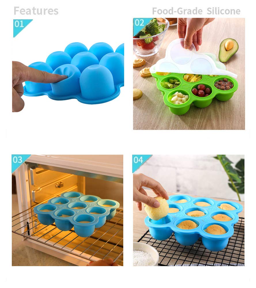 Egg Bite Silicone Mold - For 5,6,8 Qt Instant Pot And Other Pressure