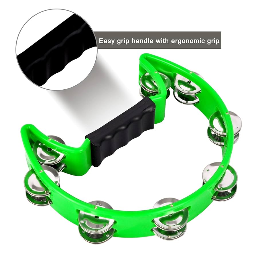 ③ ekko 様 tambourine Amazon.com: EastRock Double Row Tambourine,Metal Jingles