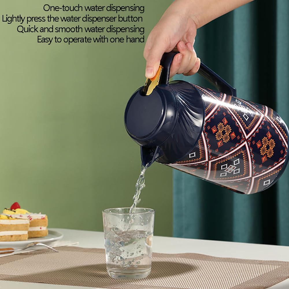 Skandynawski retro termos restauracja salon gospodarstwo domowe termiczna butelka na wodę podgrzewacz butelka na gorącą wodę mała 970 ml duża pojemność recepcja biurko termos do kawy przenośny