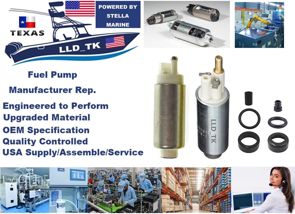 LLD Kit for Mercury Outboard High and Low Pressure Lift Fuel Pump 888725T02 888725T1 888733T1 888733T02