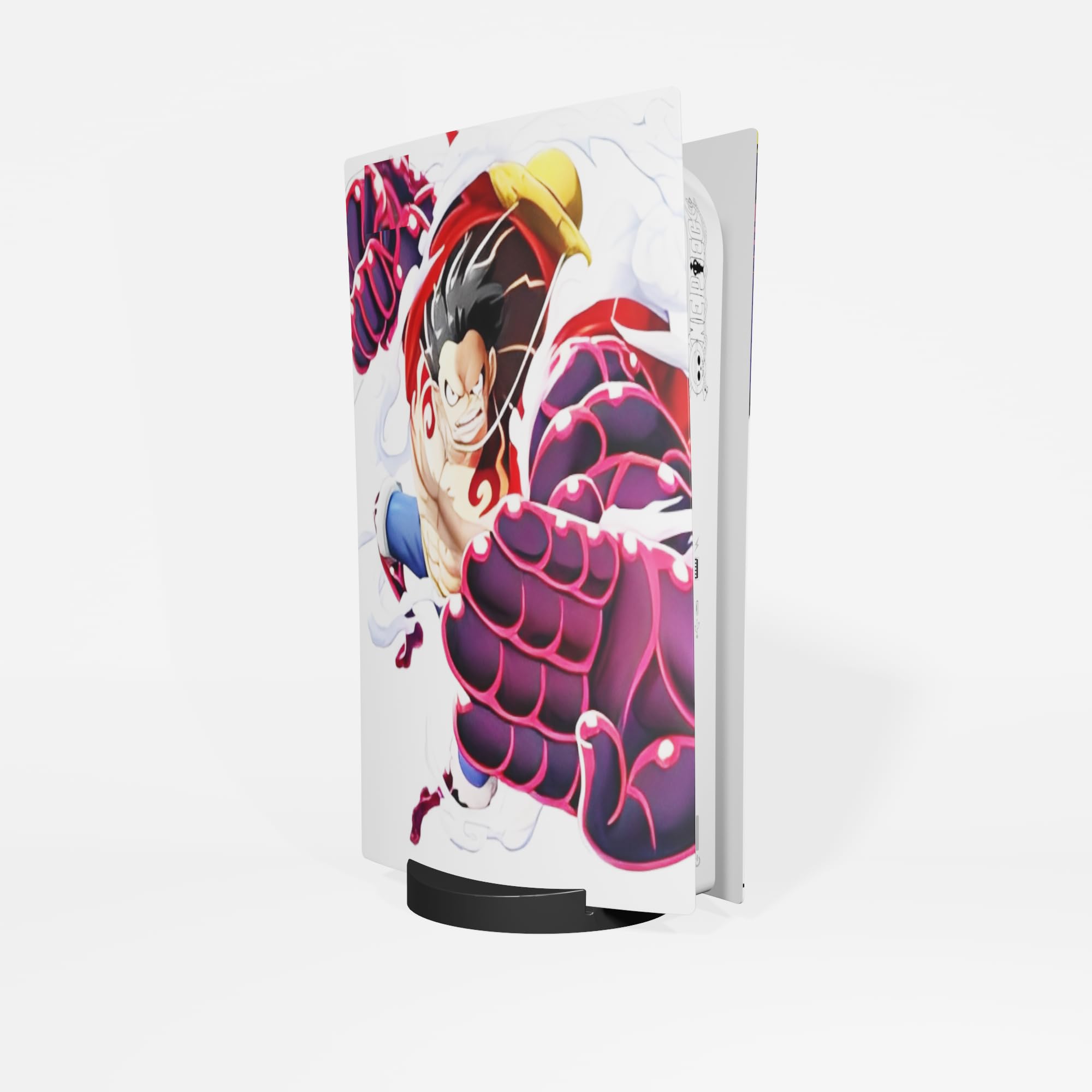 MaD Vision® Extra-Durable Skin Kit per PlayStation 5 (PS5) Digital | Set di Pellicole Adesive in Vinile Opaco per la Console e 2 Controller - per Anime|OnePiece Design