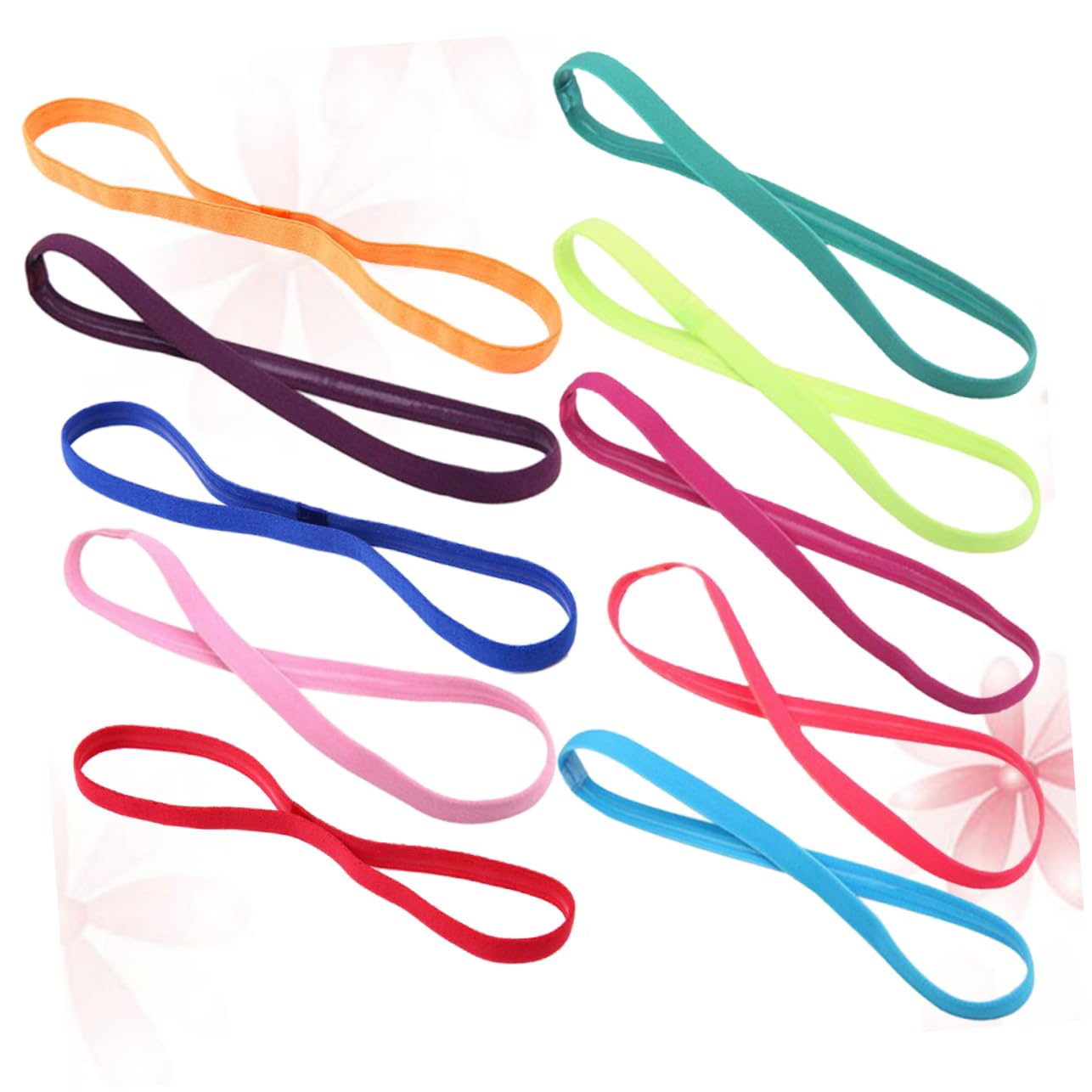 Beavorty 30piezas Diademas De Yoga Elásticas Antideslizantes Para Mujer Accesorios De Fitness Surtidos Para Deporte y Uso Diario
