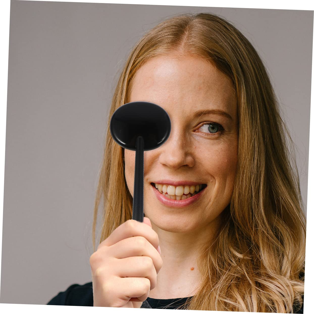 KOMBIUDA 10pcs Eye Shield Handheld Eye Occluder Eye Examination Occluder Eye Occluder Eye Test Occluder Block Eye Exam Chart Tool Eyesight Test Supplies Abs Engineering Plastics