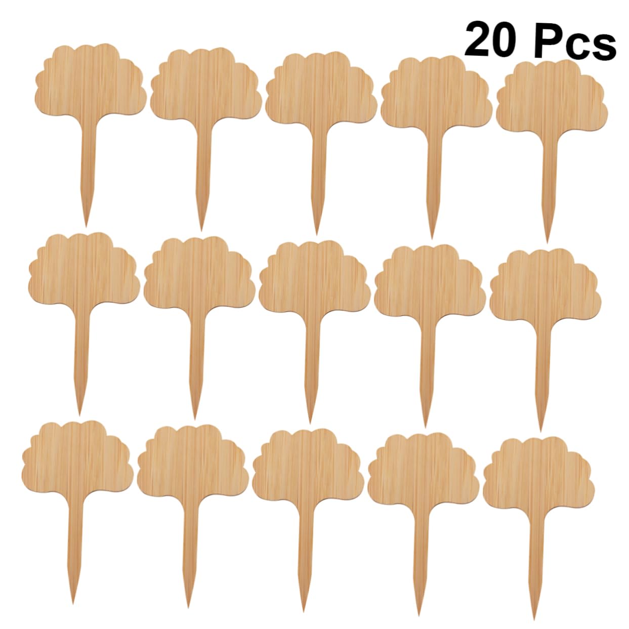 KESYOO 20Pcs Miniature Seedling Label T Shape Plant Markers for Easy Identification Herb Gardens and Outdoor Decor