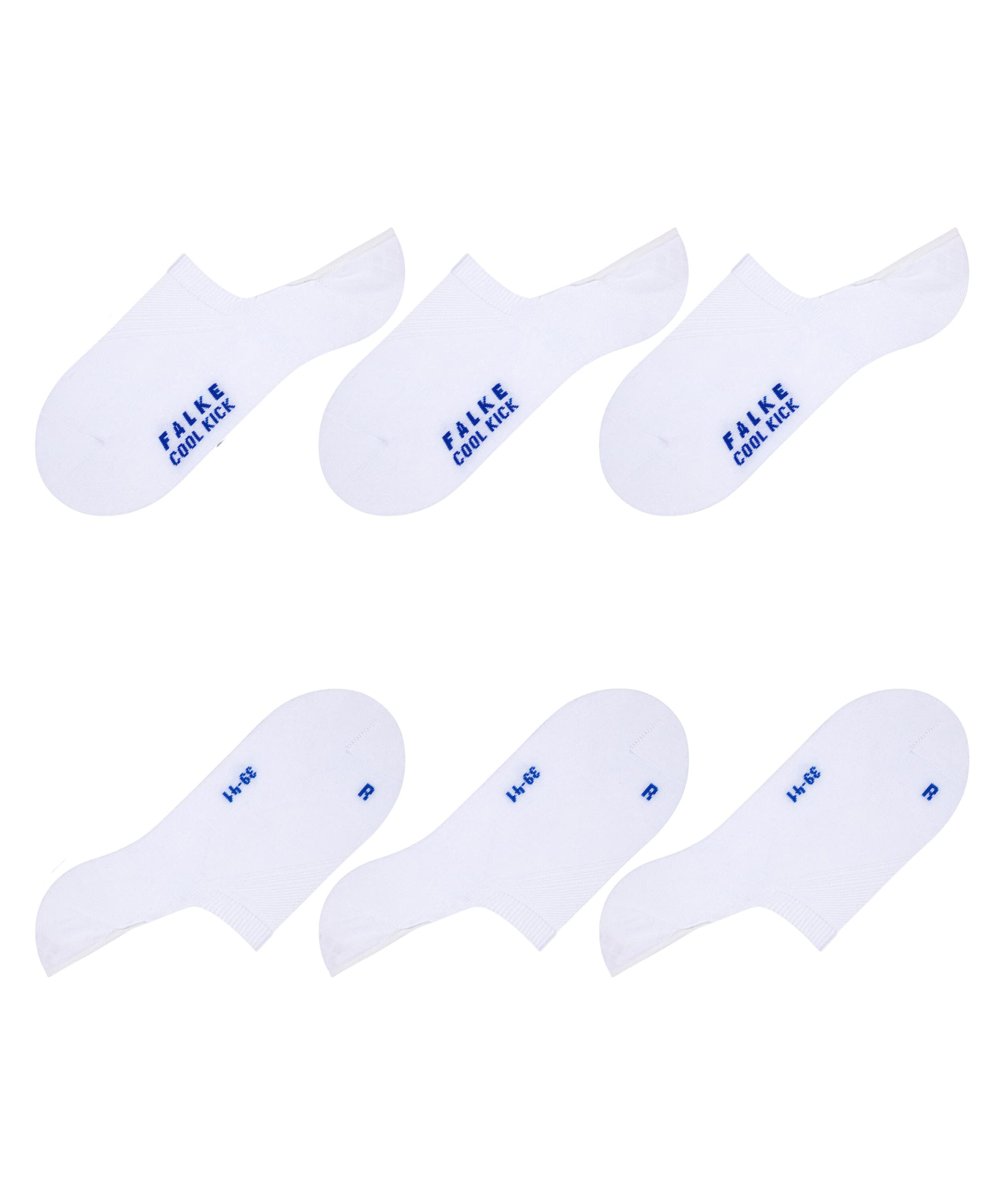 FALKE Cool Kick 3-Pack Unisex Pinkies antideslizante gracias a la silicona en el talón | con suela de felpa ultra ligera