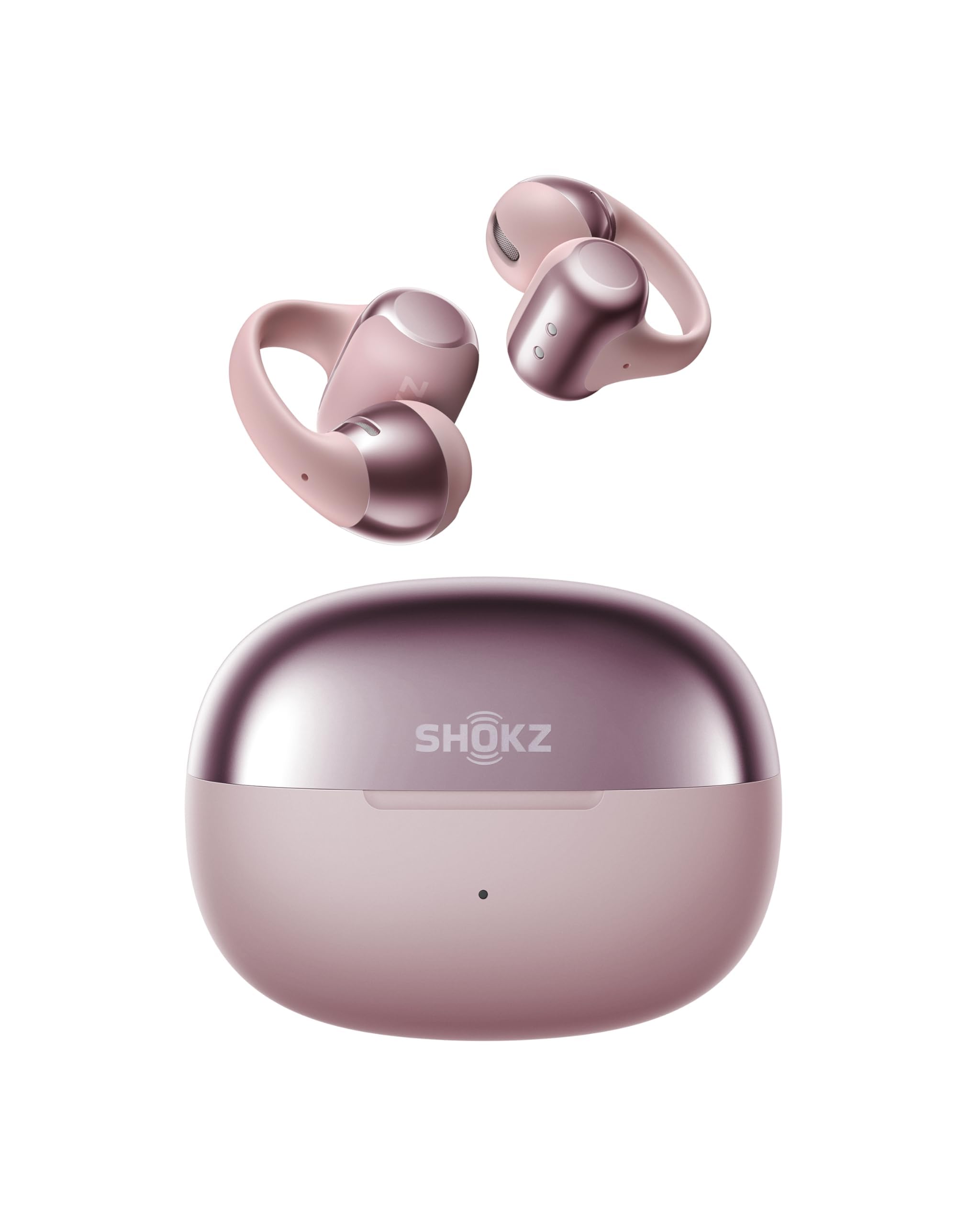 SHOKZ OpenDots One - Open-Ear Headphones - Wireless Bluetooth Earbuds with Microphone - Secure, Lightweight, Clip-On Fit - Premium Dolby Audio - Water Resistant - Fast Charging - Up to 40 hrs Playtime