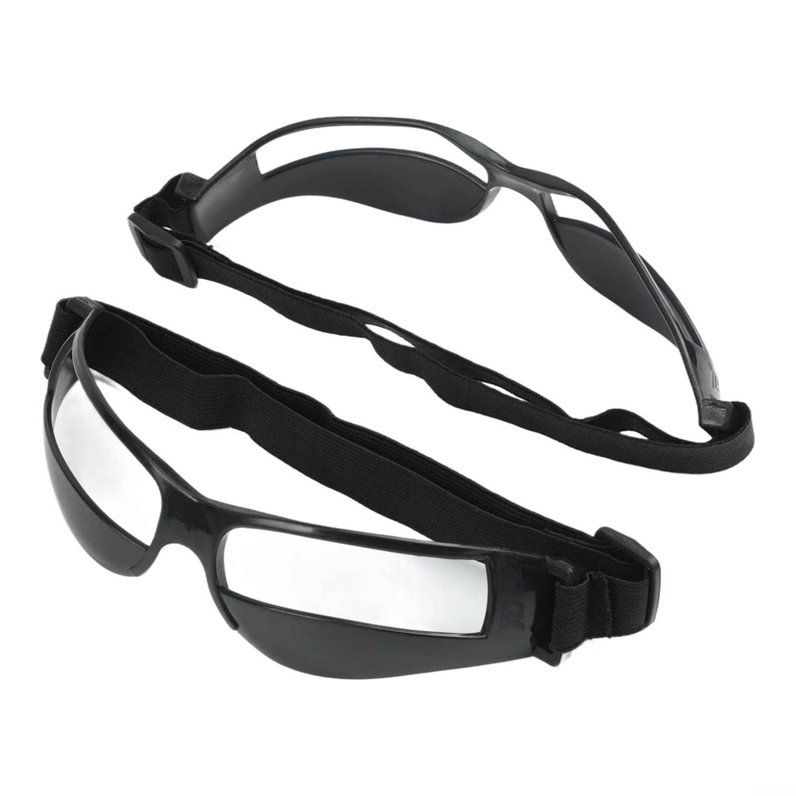 Lot de 8 paires de lunettes de dribble basket-ball entraînement, vision tête haute bande réglable cadre plastique