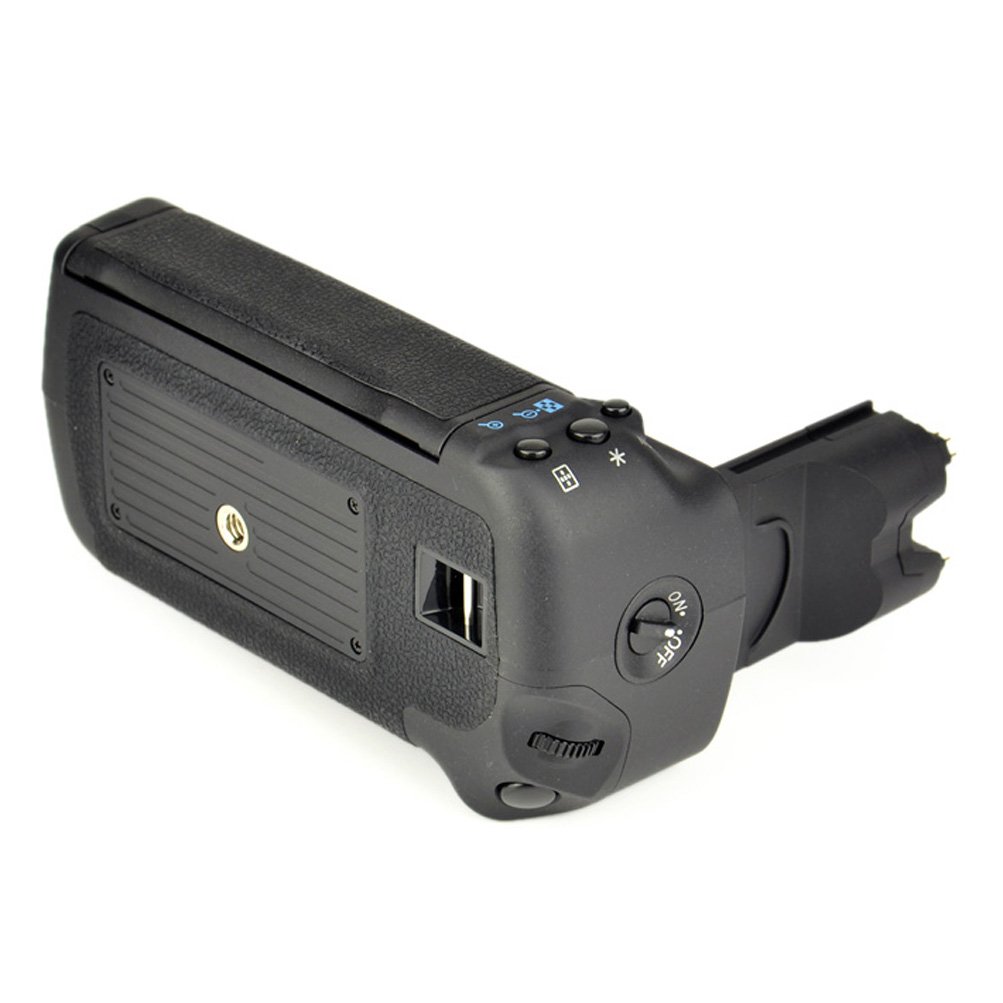 DSTE Telecomando Verticale Batteria Presa per Canon EOS 5D Mark II 5D2 DSLR Fotocamera come BG-E6