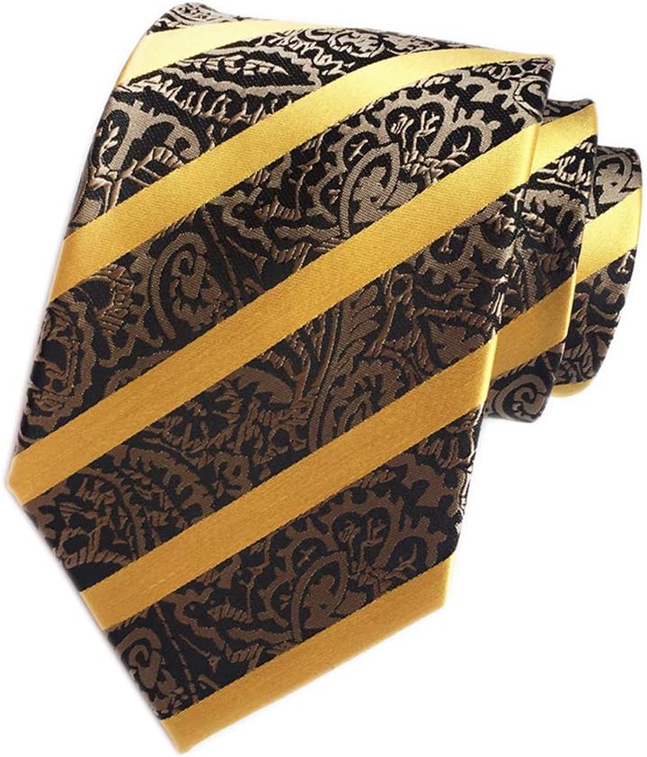 Men's Novelty Paisley Ties Cravat Jacquard Luxury Pattern Wedding Formal Necktie