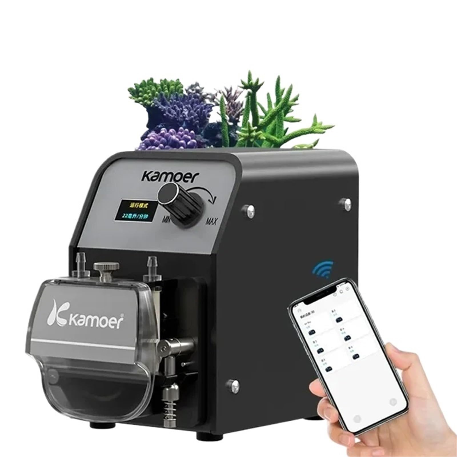 Pompe doseuse péristaltique à fonctionnement continu FX-STP3 for réacteur à calcium d'aquarium récifal