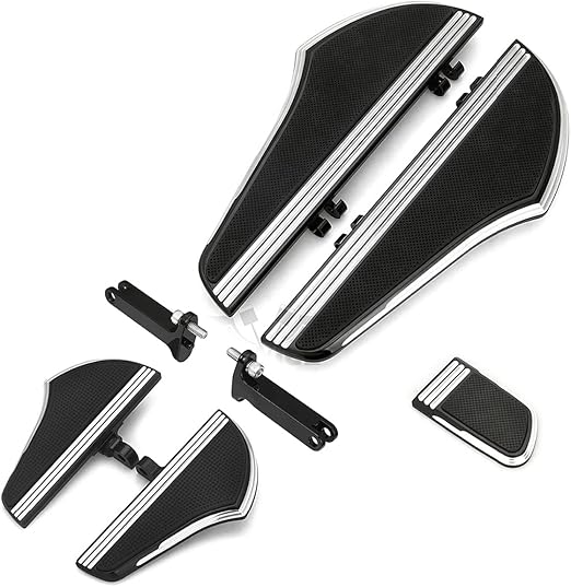 Defiance driver passenger Floorboards For harley davidson footboards